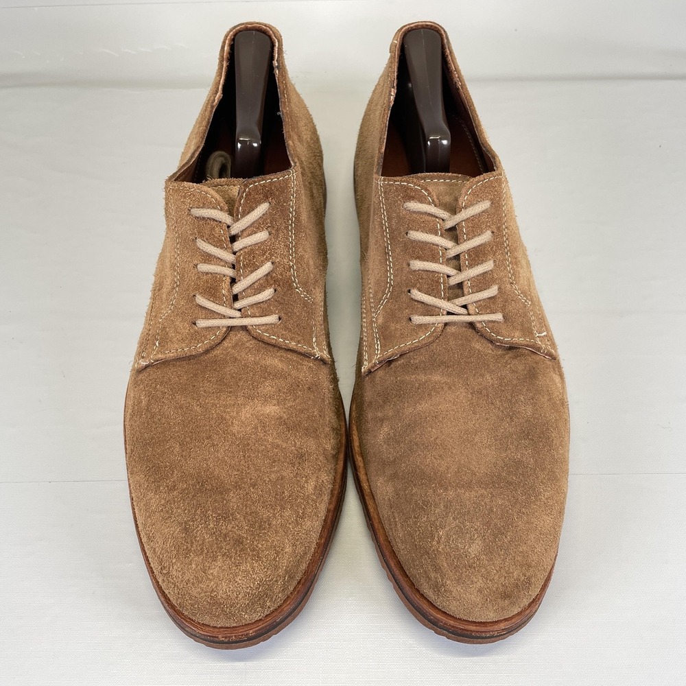 Orvis Oxford Shoes Mens Size 12 M Brown Suede Casual Dress Lace Up Comfort - Picture 4 of 10
